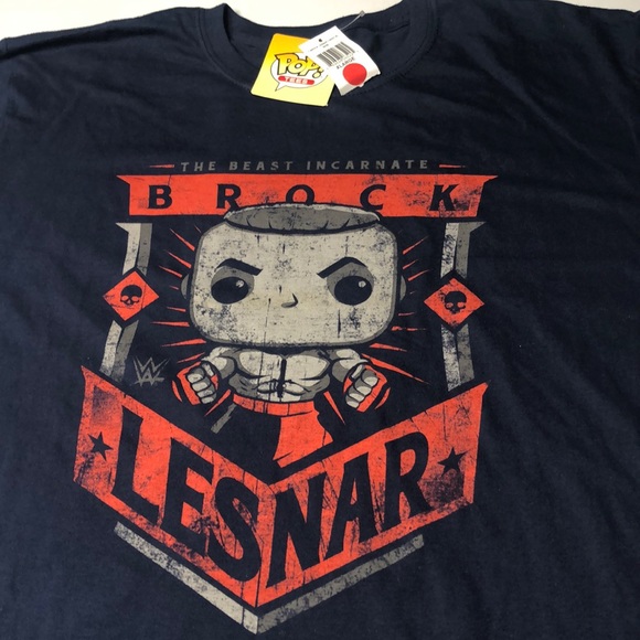 Funko Other - NWT Brock Lesnar PoP T-Shirt WWE MMA WWF AEW UFC